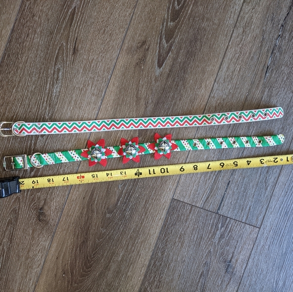 Christmas Doggie Sweater and collars - Picture 2 of 3